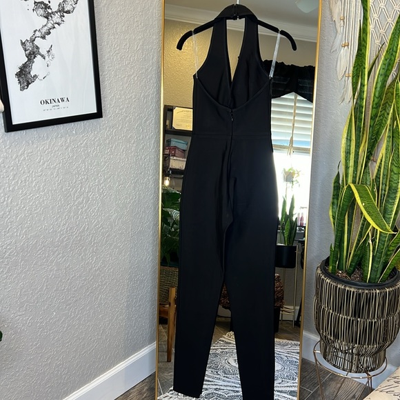 HOUSE OF CB 'Anaise' Black Corset Bandage Jumpsuit NWOT - Picture 7 of 8